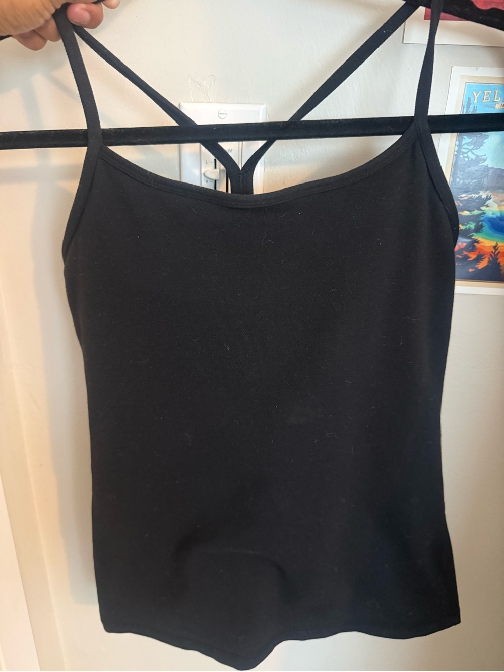 lululemon athletica Black Strappy Tank Top